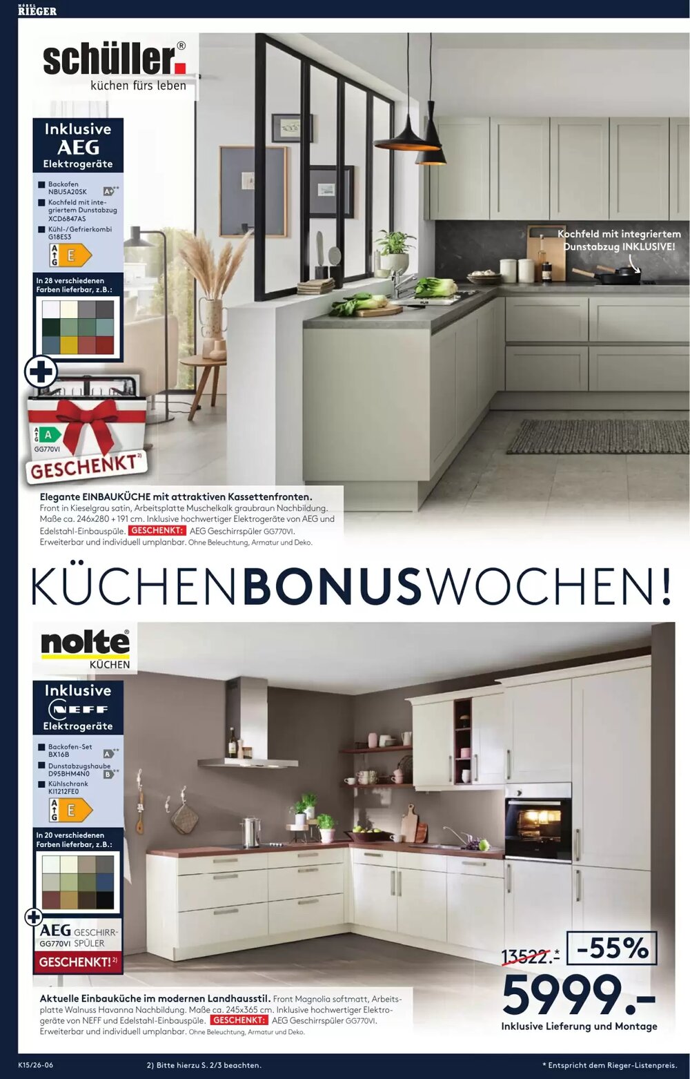 Möbel Rieger Prospekt (ab 09.04.2026) zum Blättern - Seite 6