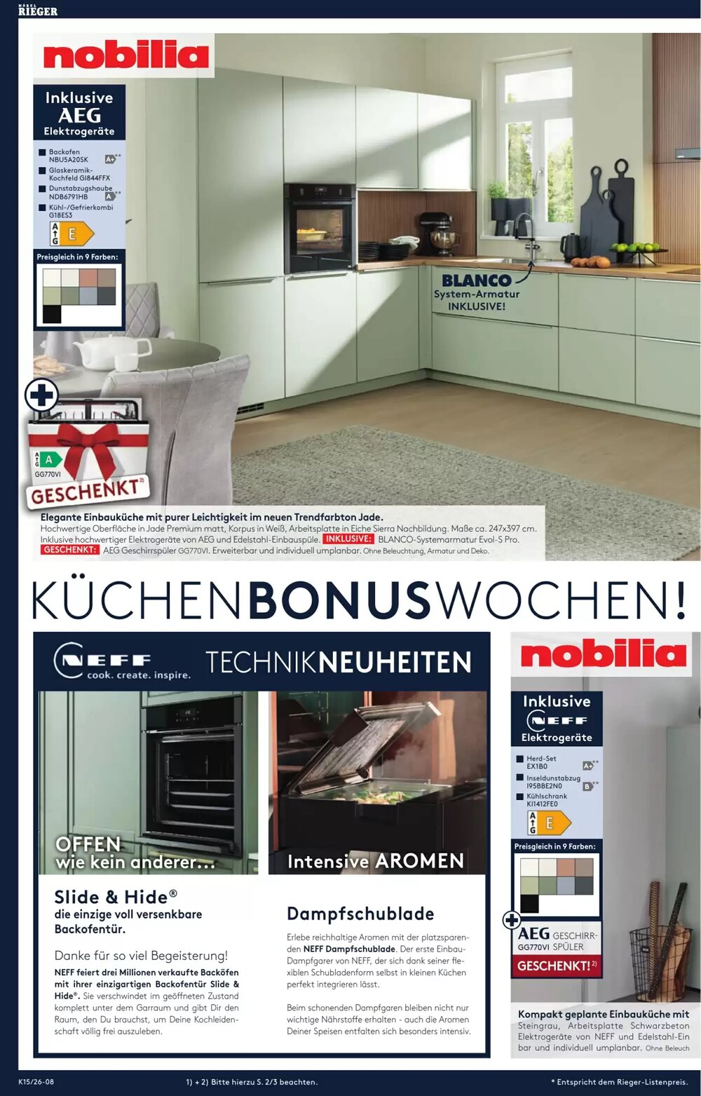 Möbel Rieger Prospekt (ab 09.04.2026) zum Blättern - Seite 8