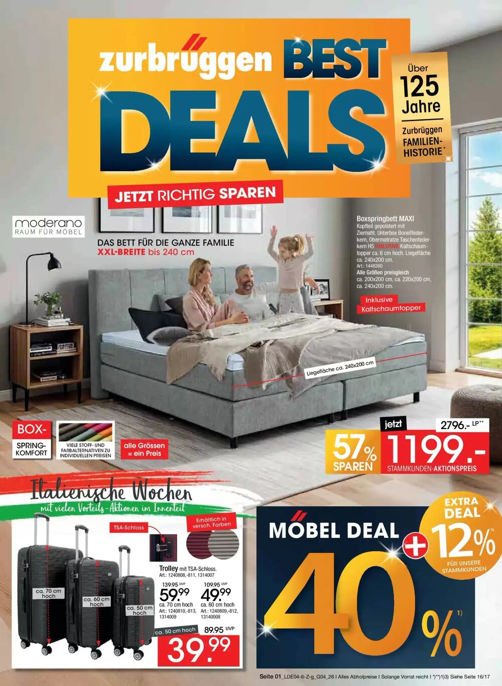 Zurbrüggen Prospekt (ab 10.04.2026) zum Blättern - Seite 1