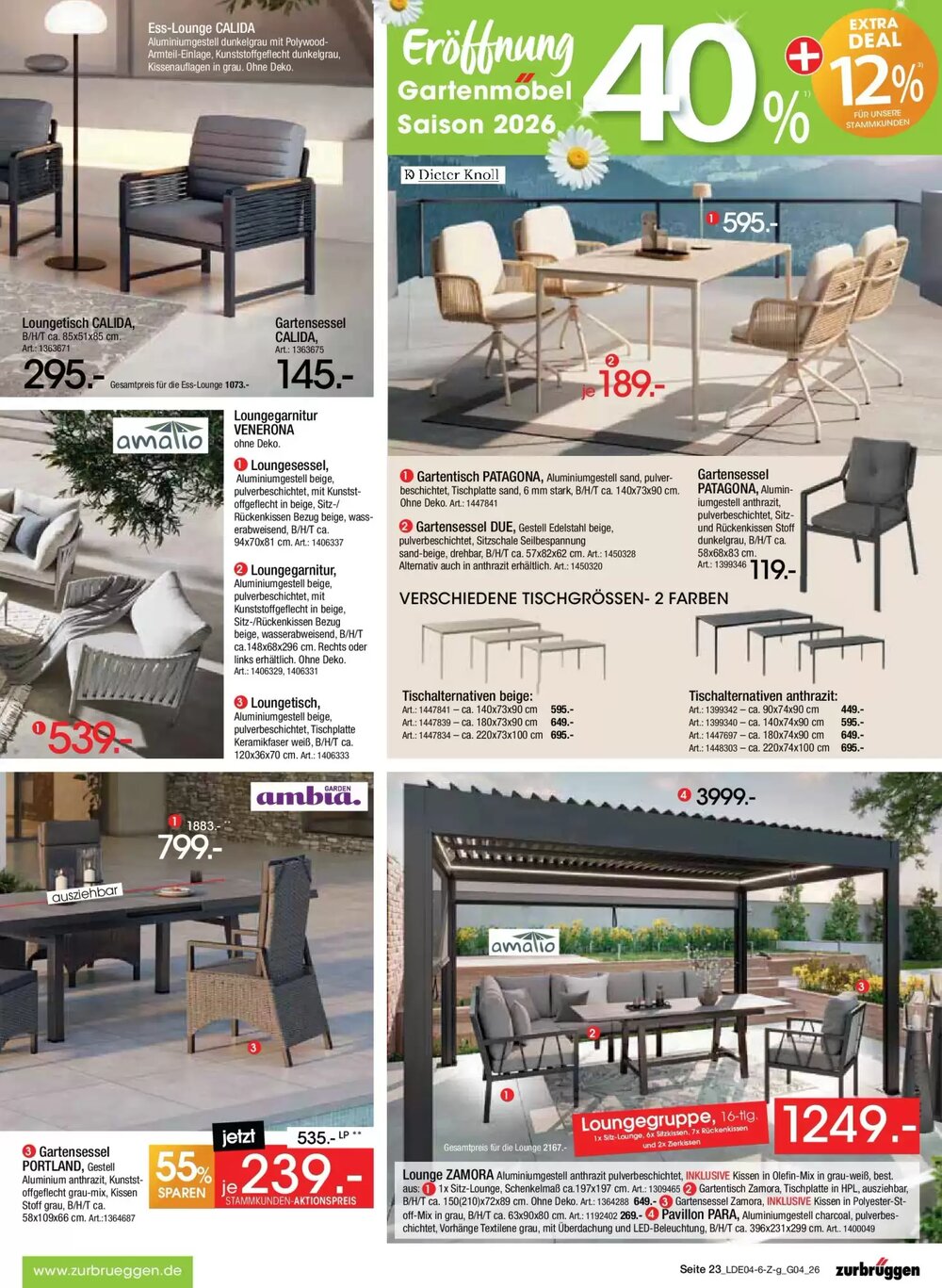 Zurbrüggen Prospekt (ab 10.04.2026) zum Blättern - Seite 49