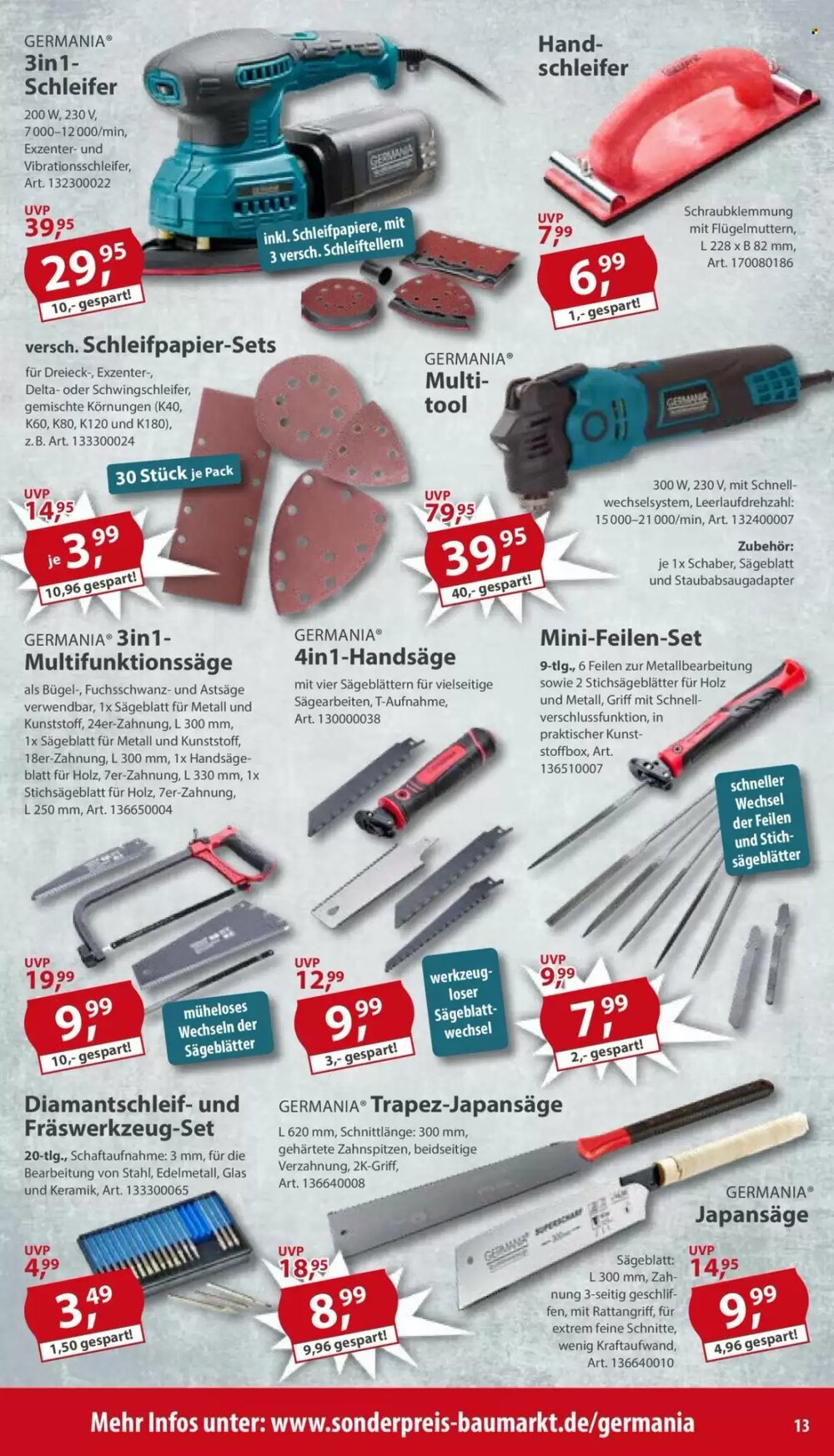 Sonderpreis Baumarkt Prospekt (ab 11.04.2026) zum Blättern - Seite 13