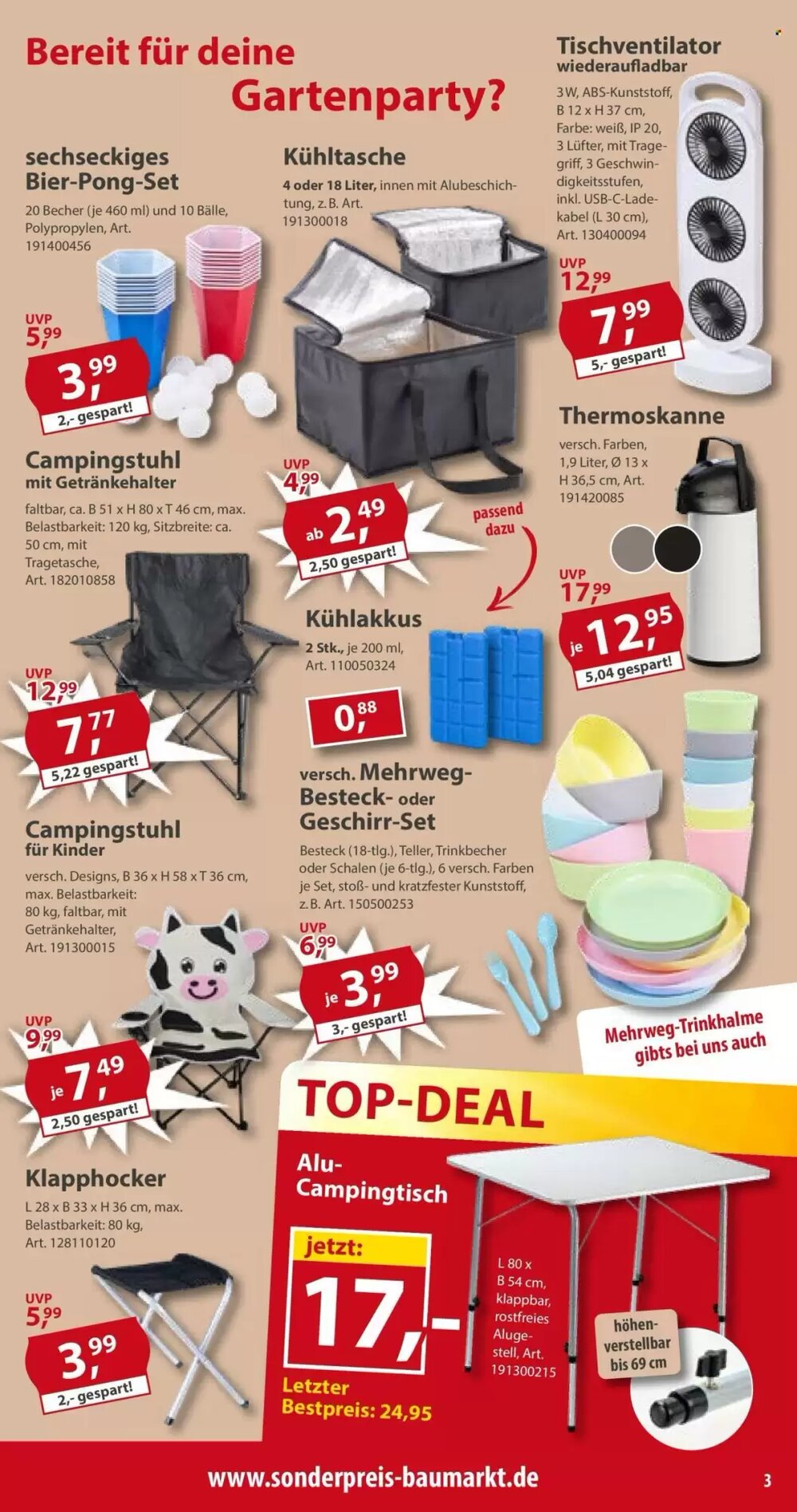 Sonderpreis Baumarkt Prospekt (ab 11.04.2026) zum Blättern - Seite 3