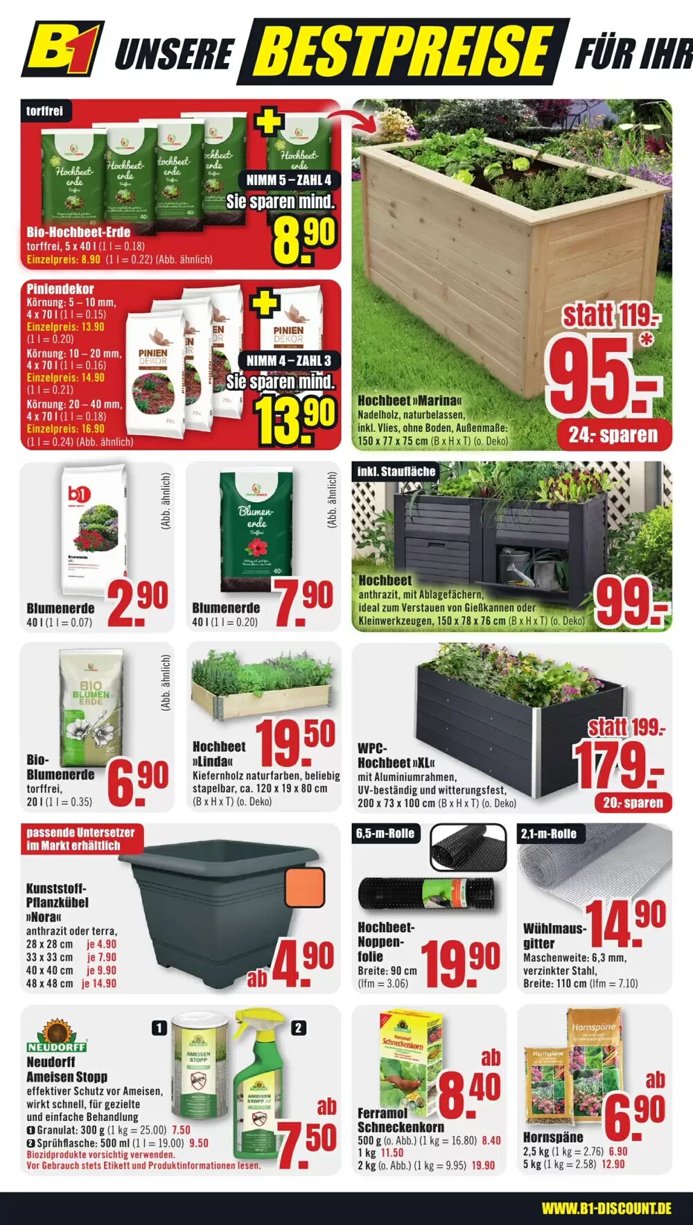 B1 Discount Baumarkt Prospekt (ab 11.04.2026) zum Blättern - Seite 6