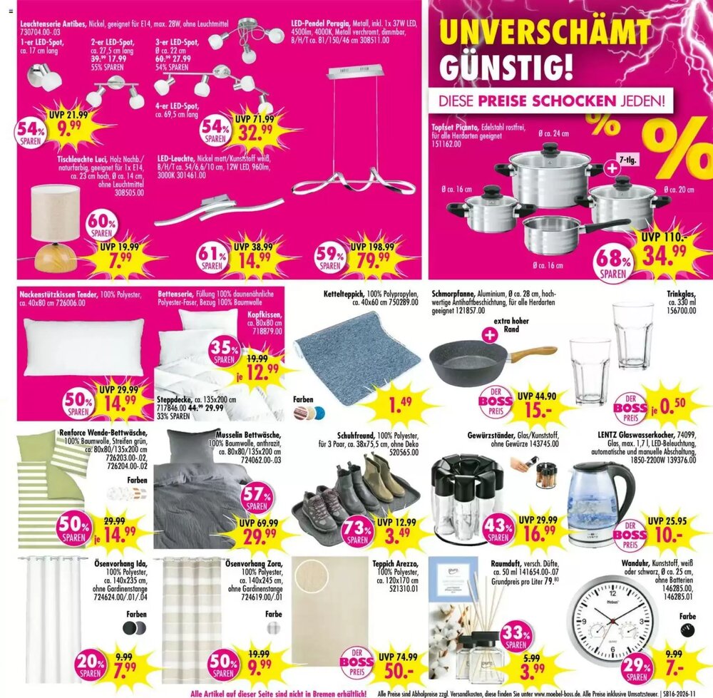 Möbel Boss Prospekt (ab 11.04.2026) zum Blättern - Seite 11