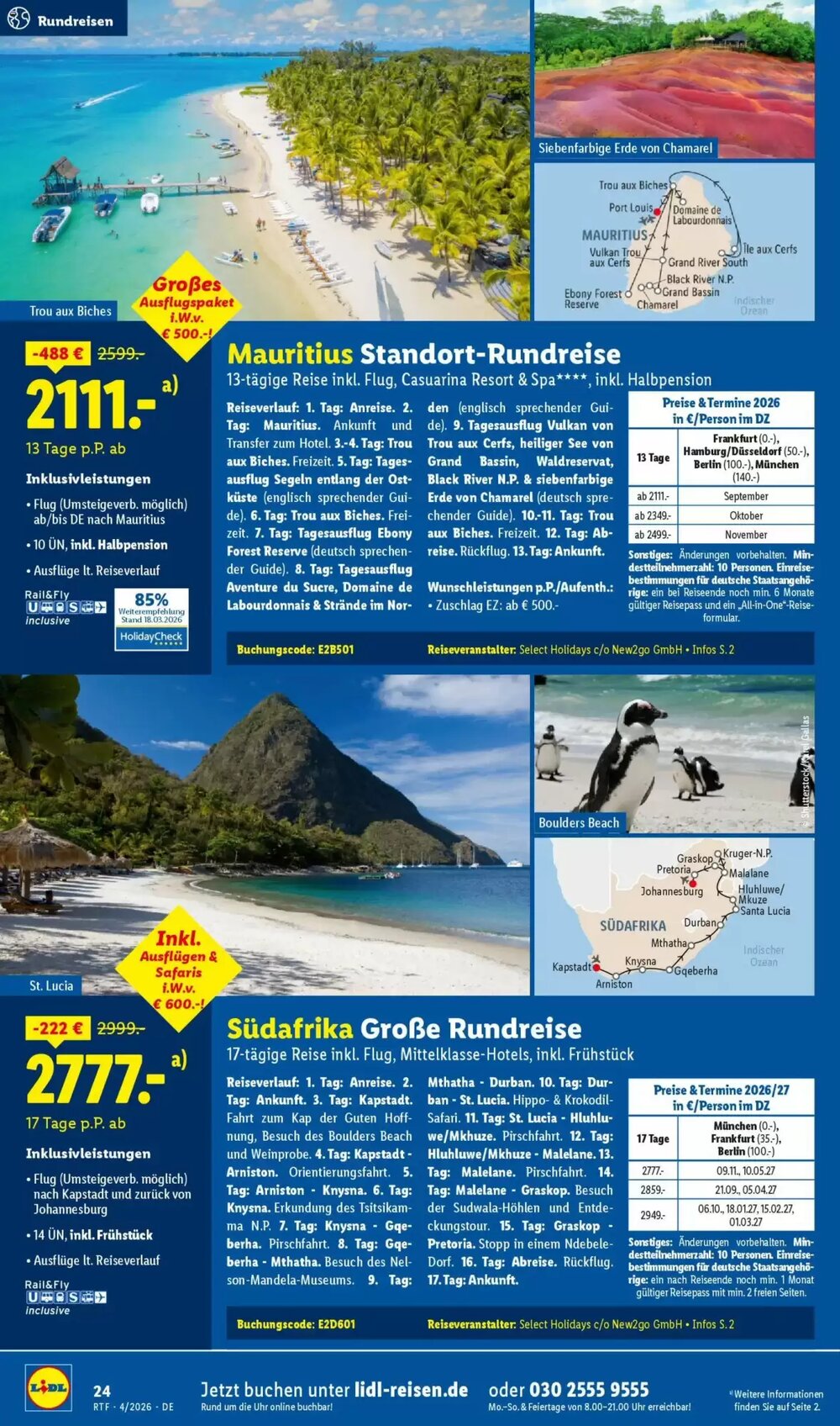Lidl Reisen Prospekt (ab 11.04.2026) zum Blättern - Seite 24