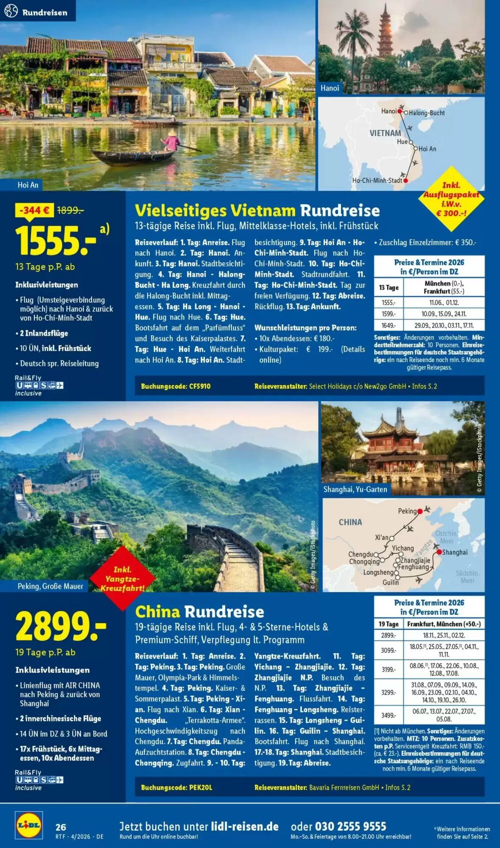 Lidl Reisen Prospekt (ab 11.04.2026) zum Blättern - Seite 26
