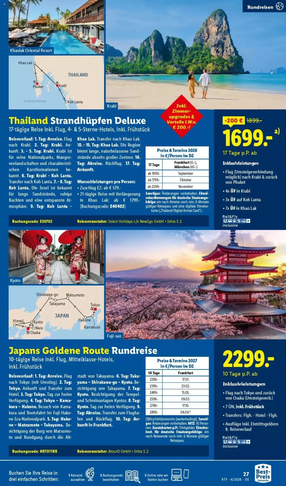 Lidl Reisen Prospekt (ab 11.04.2026) zum Blättern - Seite 27