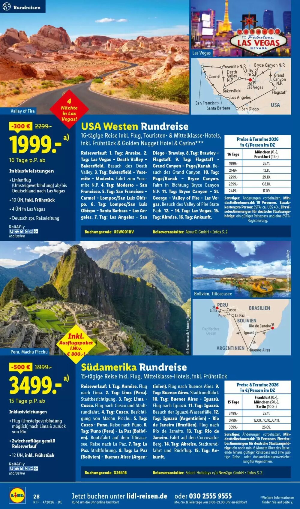 Lidl Reisen Prospekt (ab 11.04.2026) zum Blättern - Seite 28