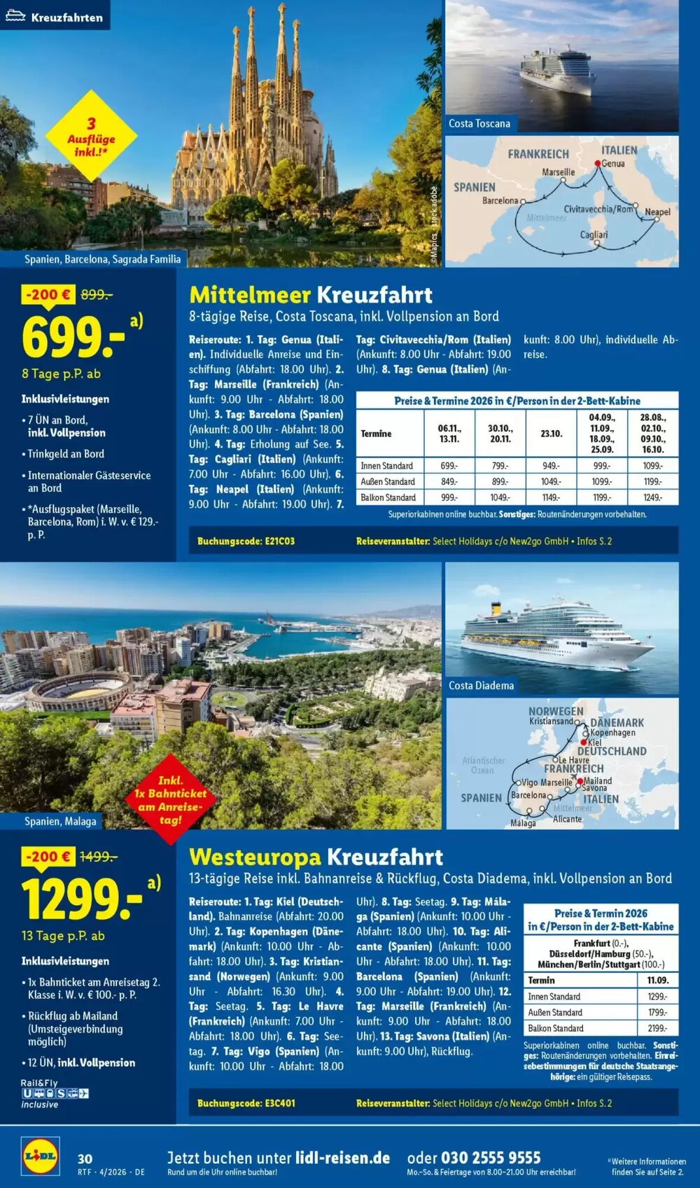 Lidl Reisen Prospekt (ab 11.04.2026) zum Blättern - Seite 30
