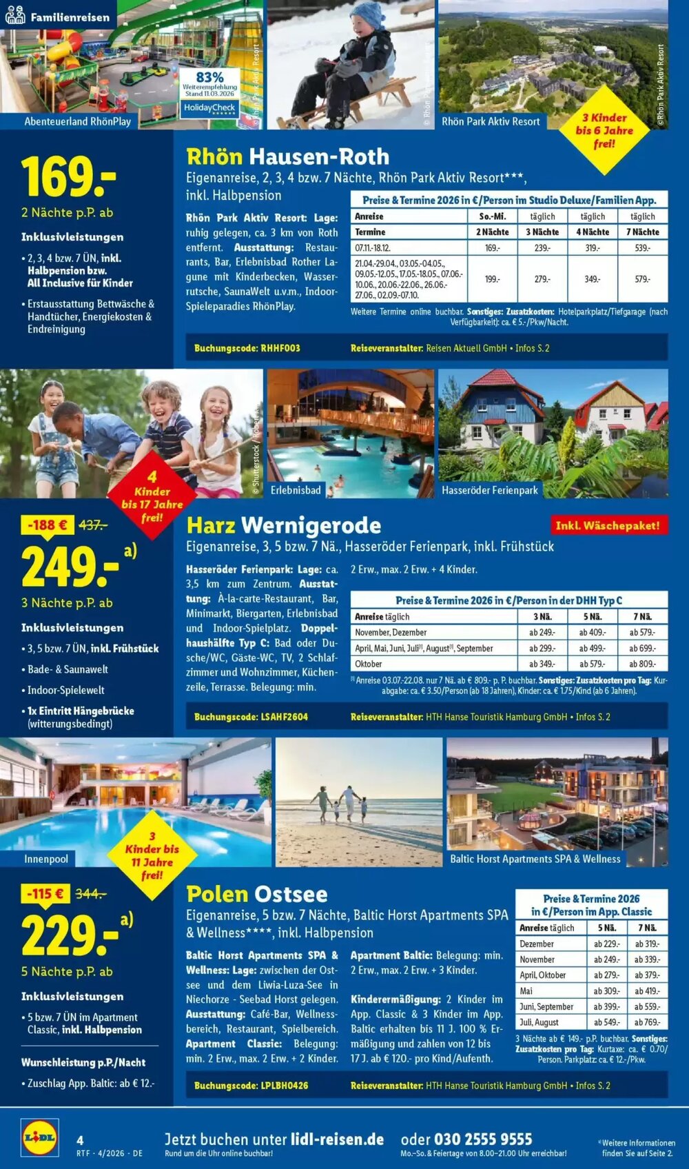 Lidl Reisen Prospekt (ab 11.04.2026) zum Blättern - Seite 4