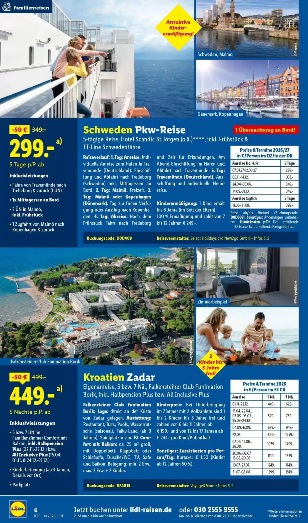 Lidl Reisen Prospekt (ab 11.04.2026) zum Blättern - Seite 6