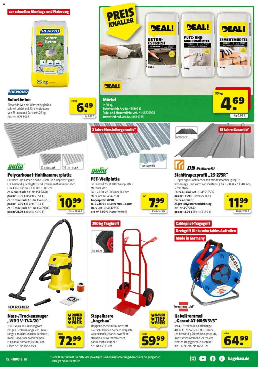 Hagebau Prospekt (ab 11.04.2026) zum Blättern - Seite 15