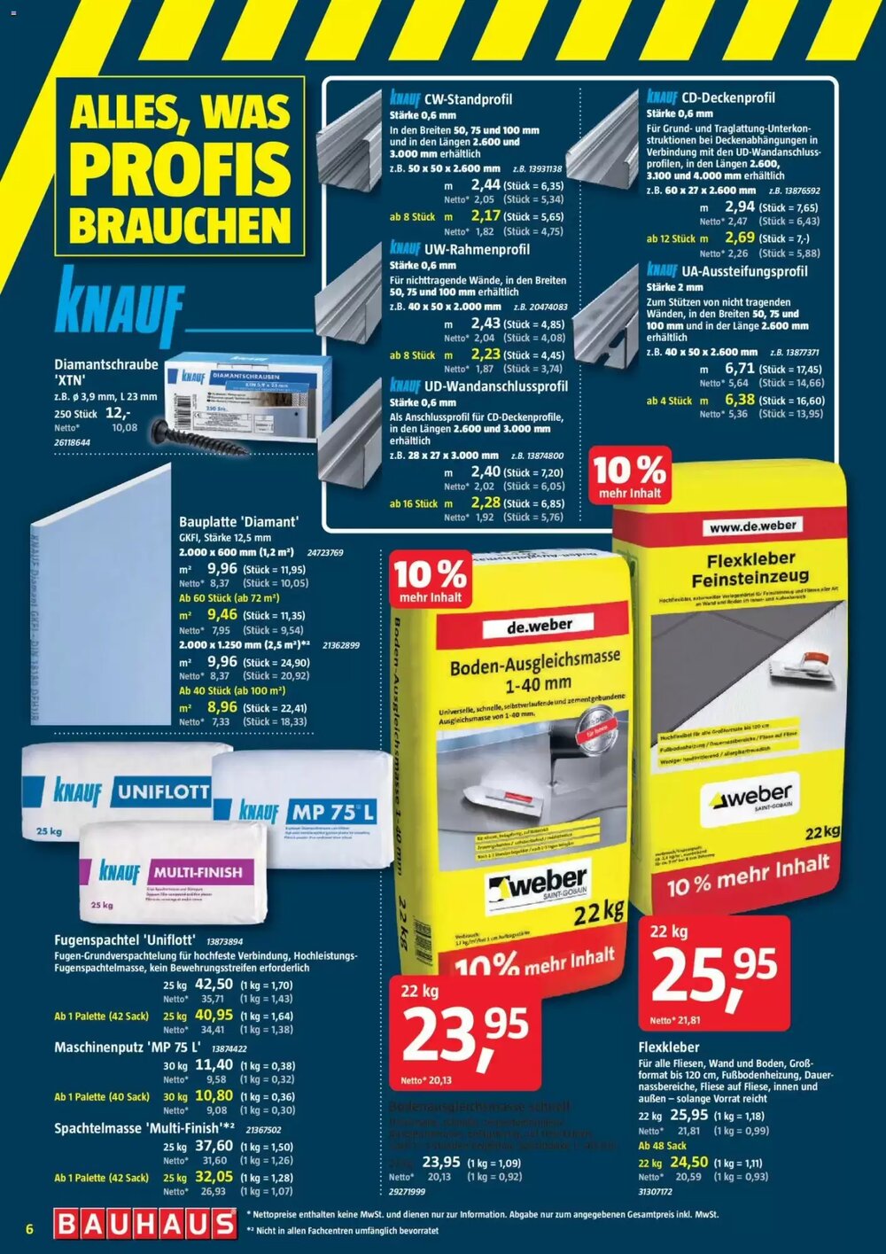 Bauhaus Prospekt (ab 11.04.2026) zum Blättern - Seite 6