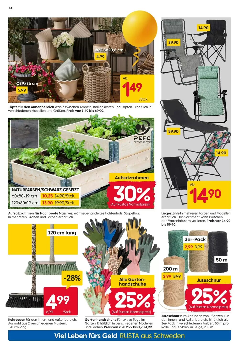 Rusta Prospekt (ab 11.04.2026) zum Blättern - Seite 14