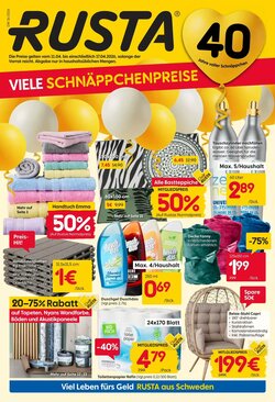 Rusta Prospekt (ab 11.04.2026) zum Blättern