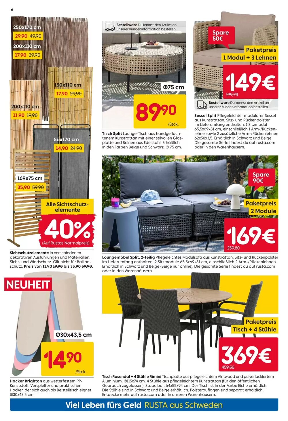 Rusta Prospekt (ab 11.04.2026) zum Blättern - Seite 6