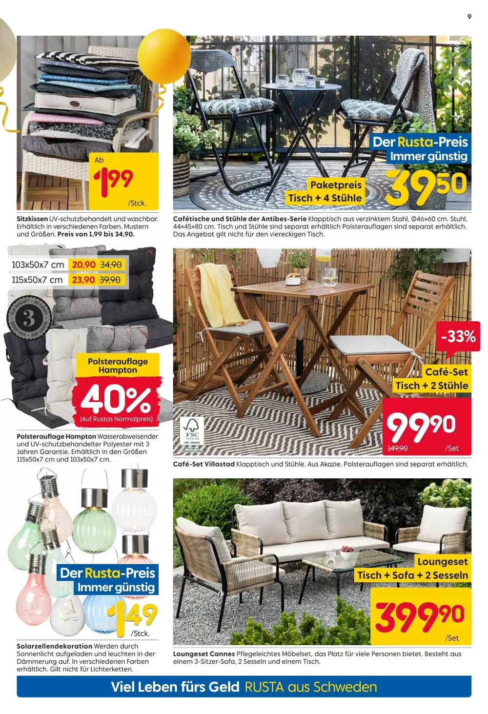Rusta Prospekt (ab 11.04.2026) zum Blättern - Seite 9