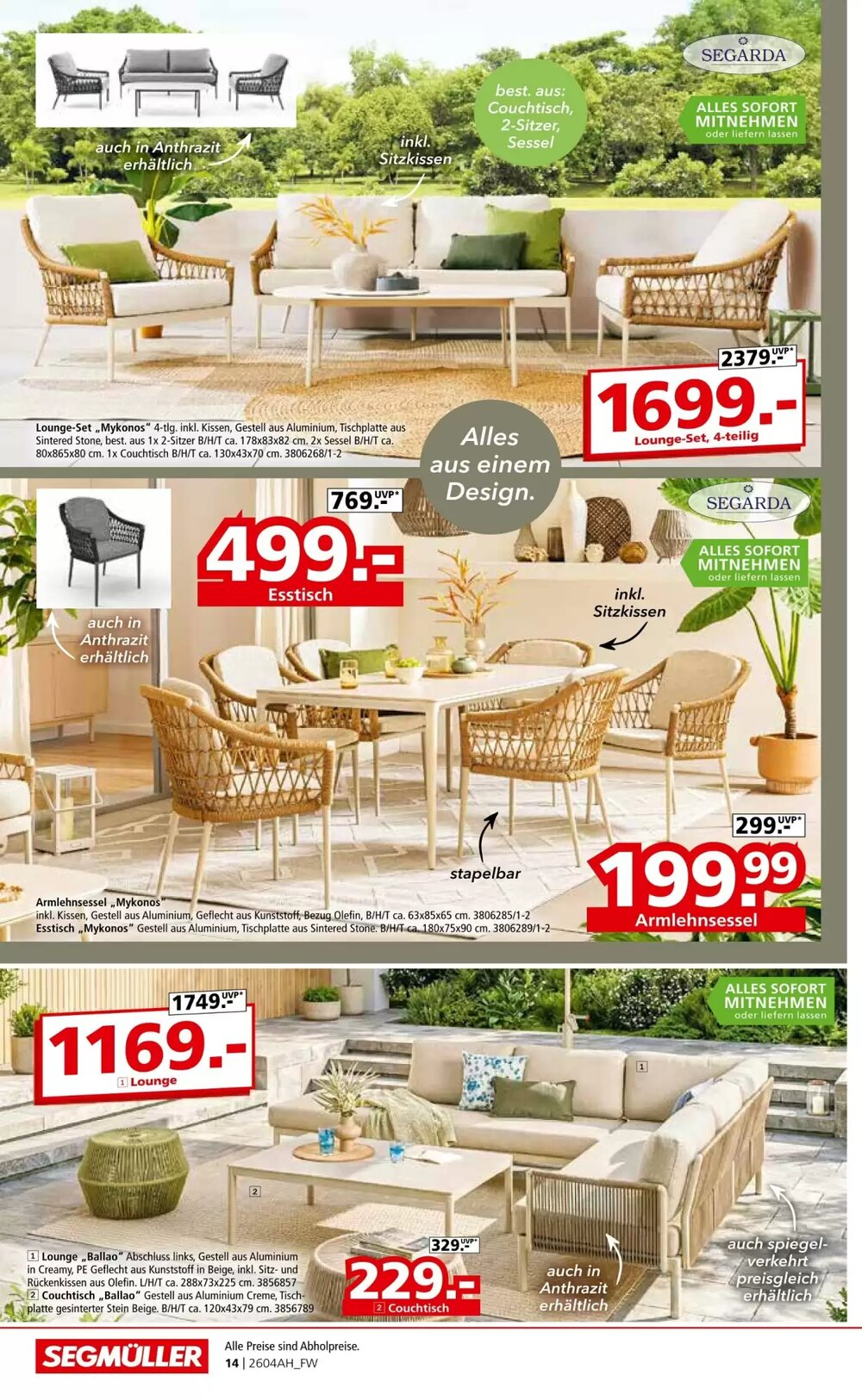 Segmüller Prospekt (ab 11.04.2026) zum Blättern - Seite 14