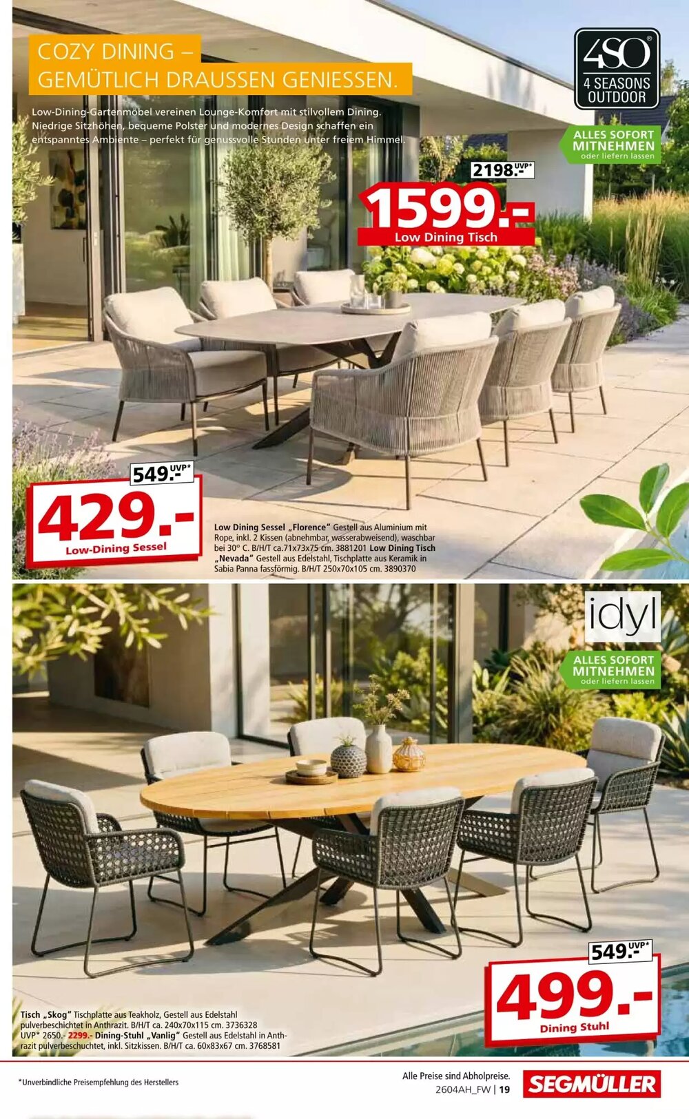 Segmüller Prospekt (ab 11.04.2026) zum Blättern - Seite 19