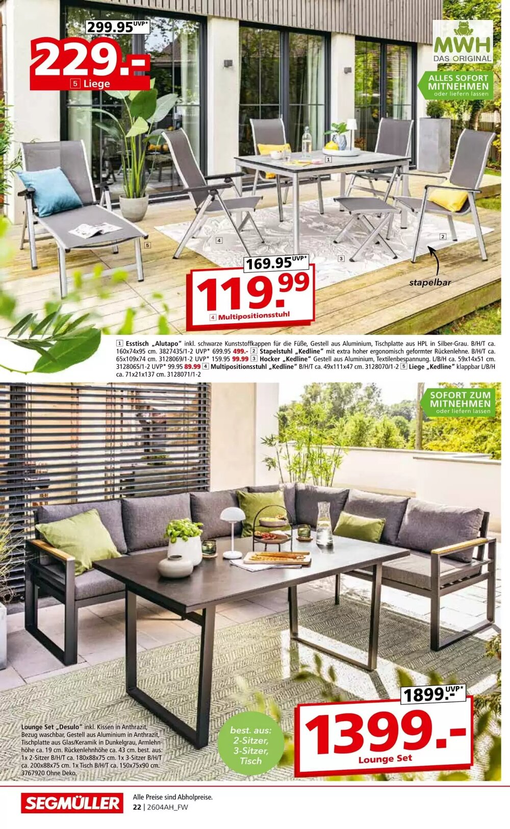 Segmüller Prospekt (ab 11.04.2026) zum Blättern - Seite 22