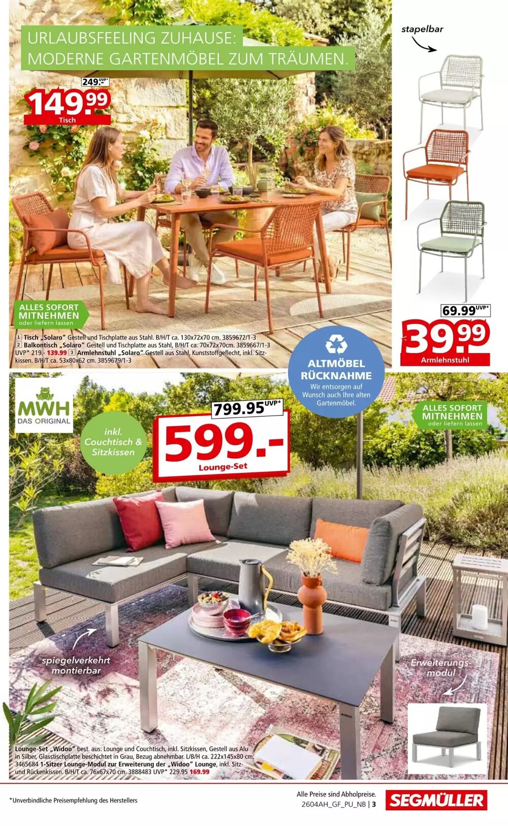 Segmüller Prospekt (ab 11.04.2026) zum Blättern - Seite 3