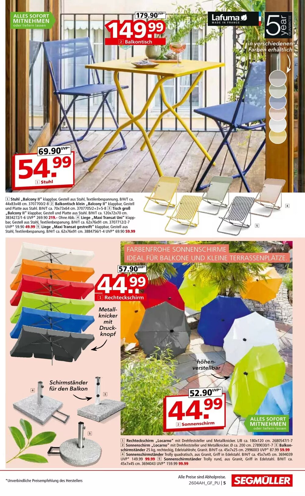 Segmüller Prospekt (ab 11.04.2026) zum Blättern - Seite 5