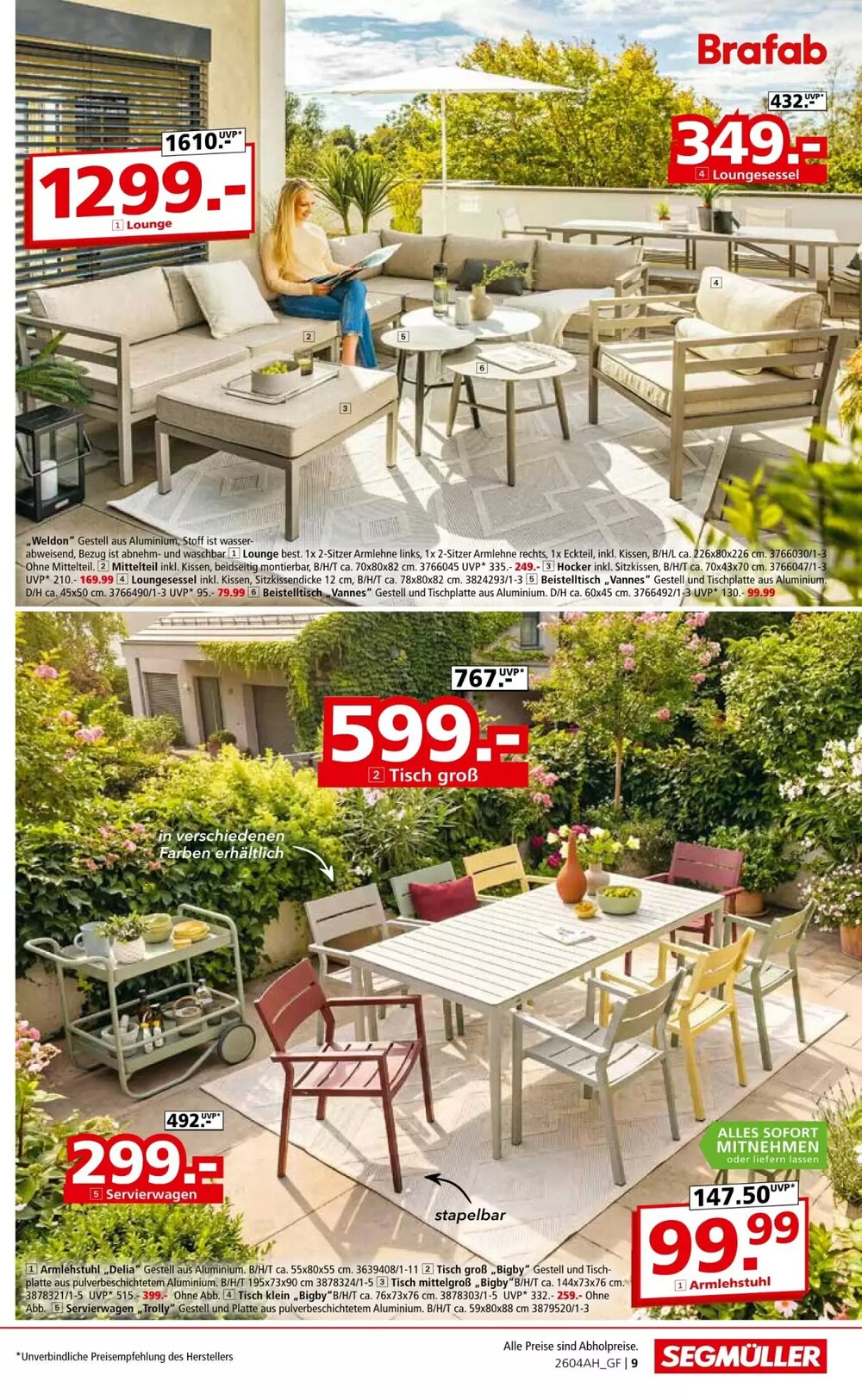 Segmüller Prospekt (ab 11.04.2026) zum Blättern - Seite 9