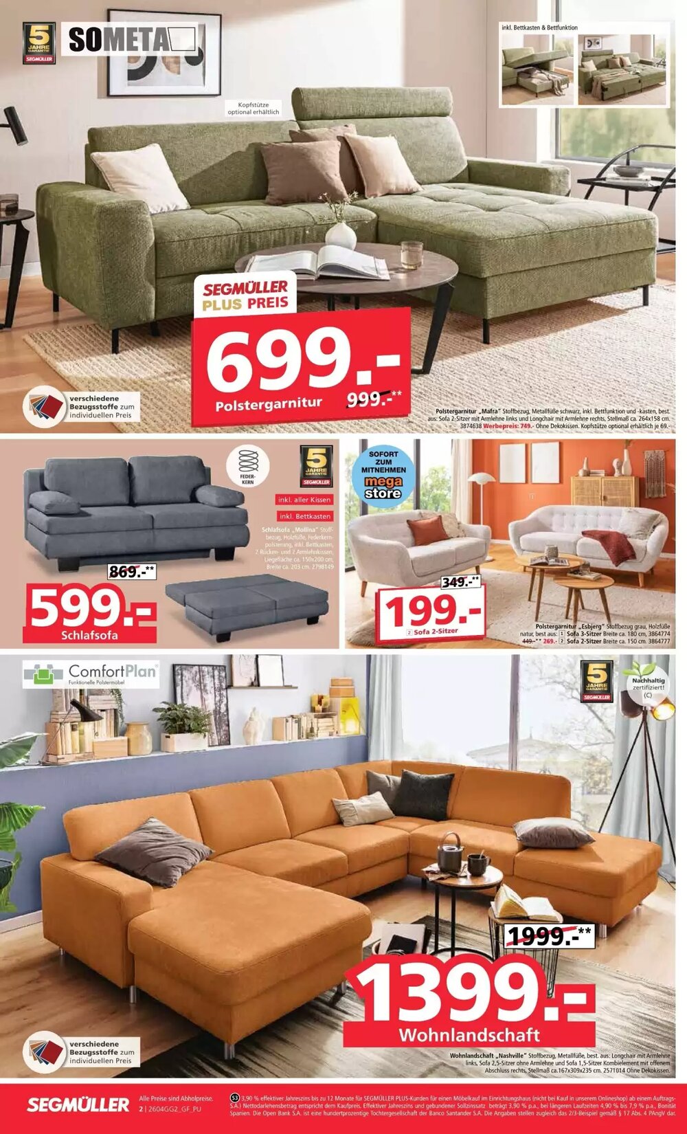 Segmüller Prospekt (ab 11.04.2026) zum Blättern - Seite 2