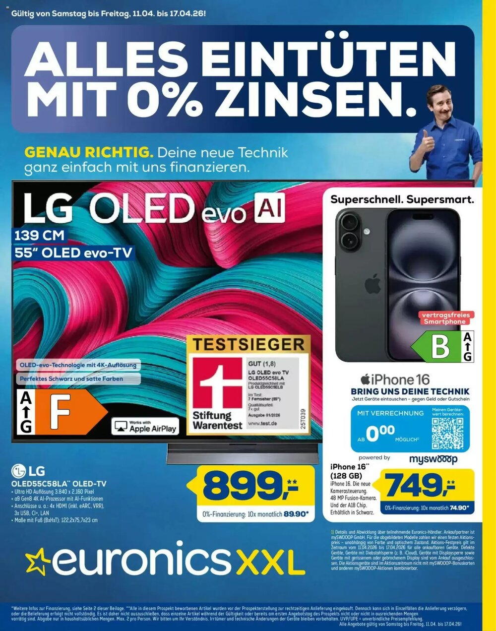 Euronics Prospekt (ab 11.04.2026) zum Blättern - Seite 1