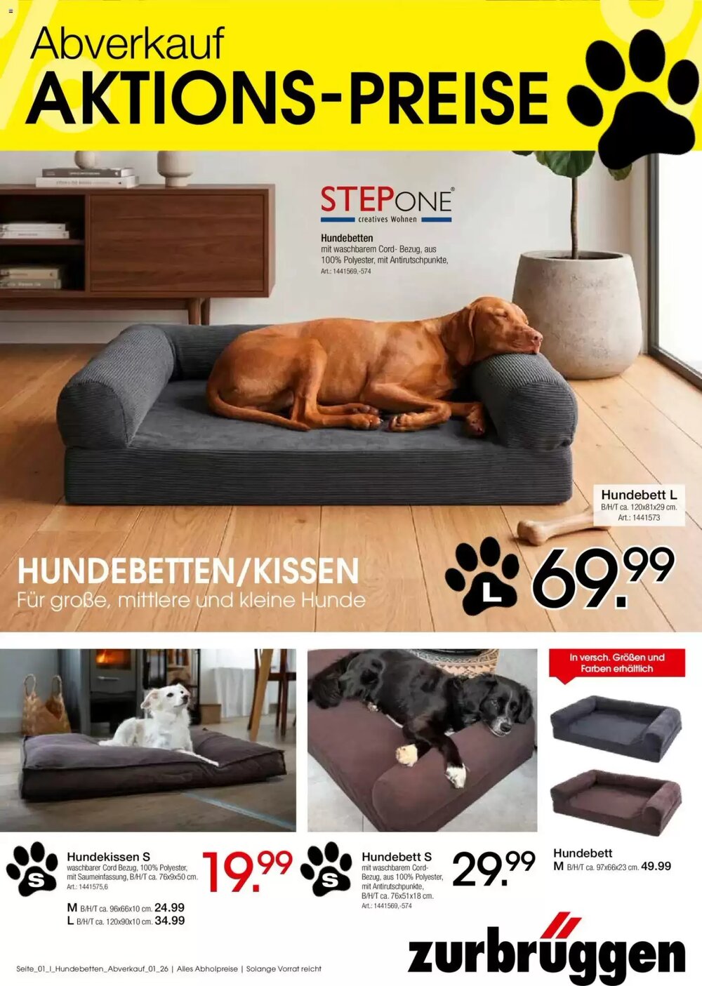 Zurbrüggen Prospekt (ab 11.04.2026) zum Blättern - Seite 1