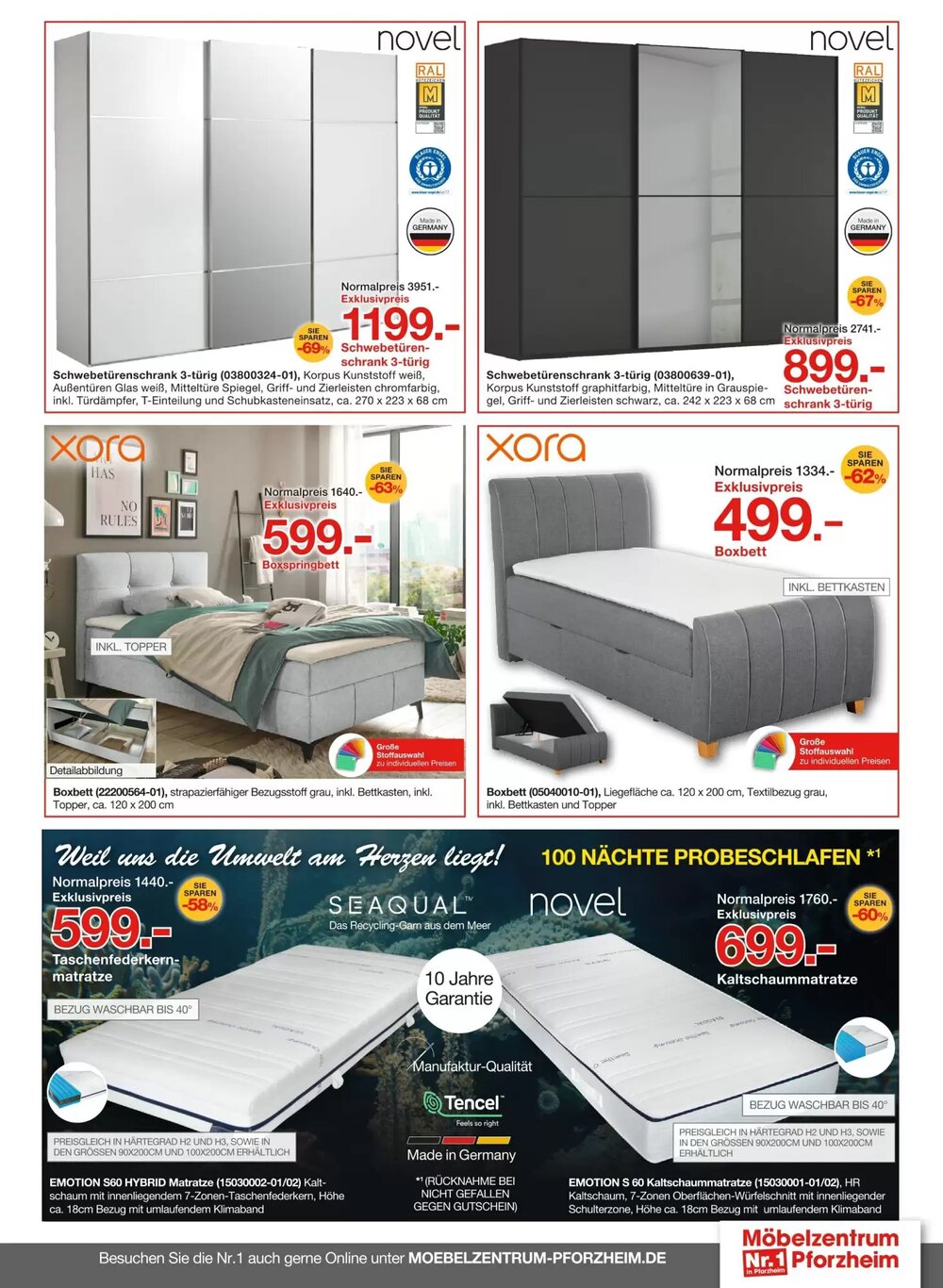 Möbelzentrum Pforzheim Prospekt (ab 11.04.2026) zum Blättern - Seite 13