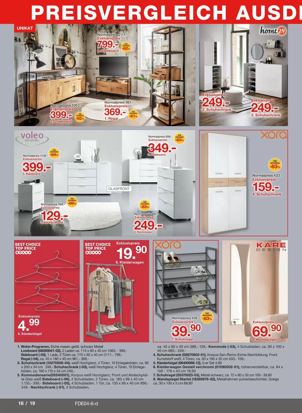 Möbelzentrum Pforzheim Prospekt (ab 11.04.2026) zum Blättern - Seite 18