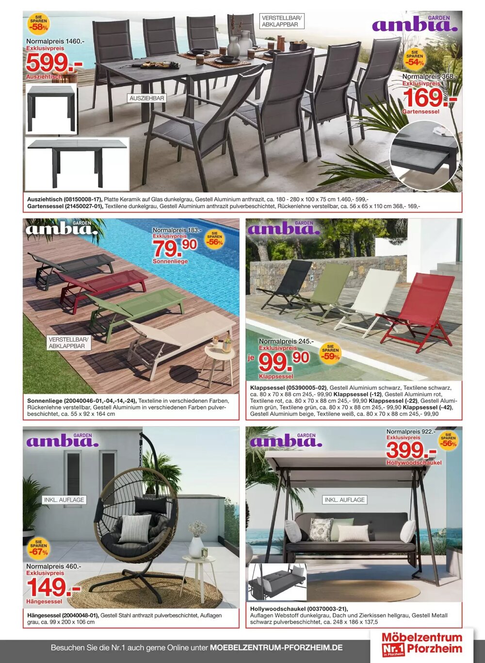 Möbelzentrum Pforzheim Prospekt (ab 11.04.2026) zum Blättern - Seite 3