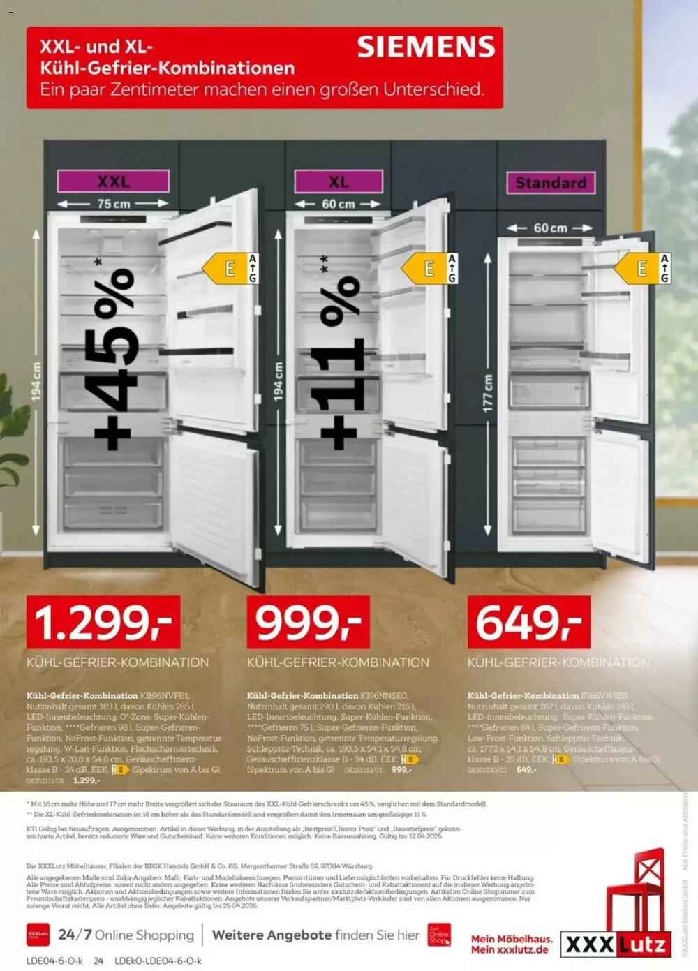 XXXLutz Prospekt (ab 11.04.2026) zum Blättern - Seite 24