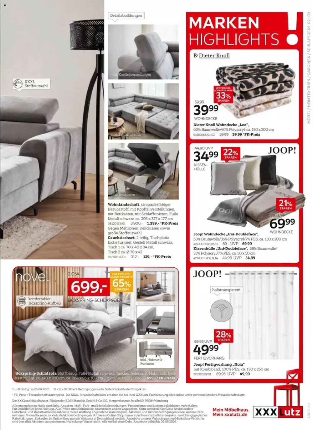 XXXLutz Prospekt (ab 11.04.2026) zum Blättern - Seite 3
