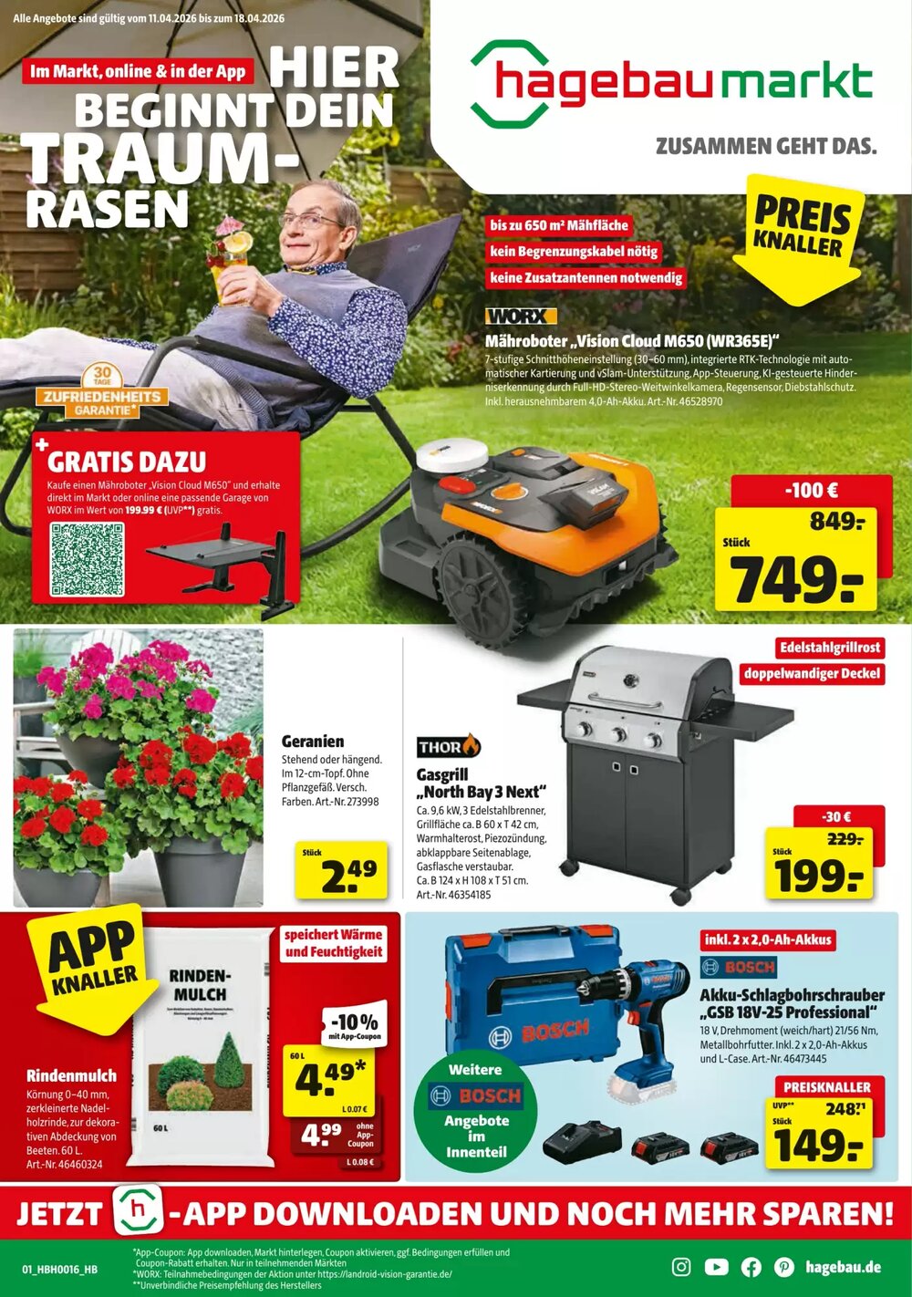 Leitermann Baumarkt Prospekt (ab 11.04.2026) zum Blättern - Seite 1