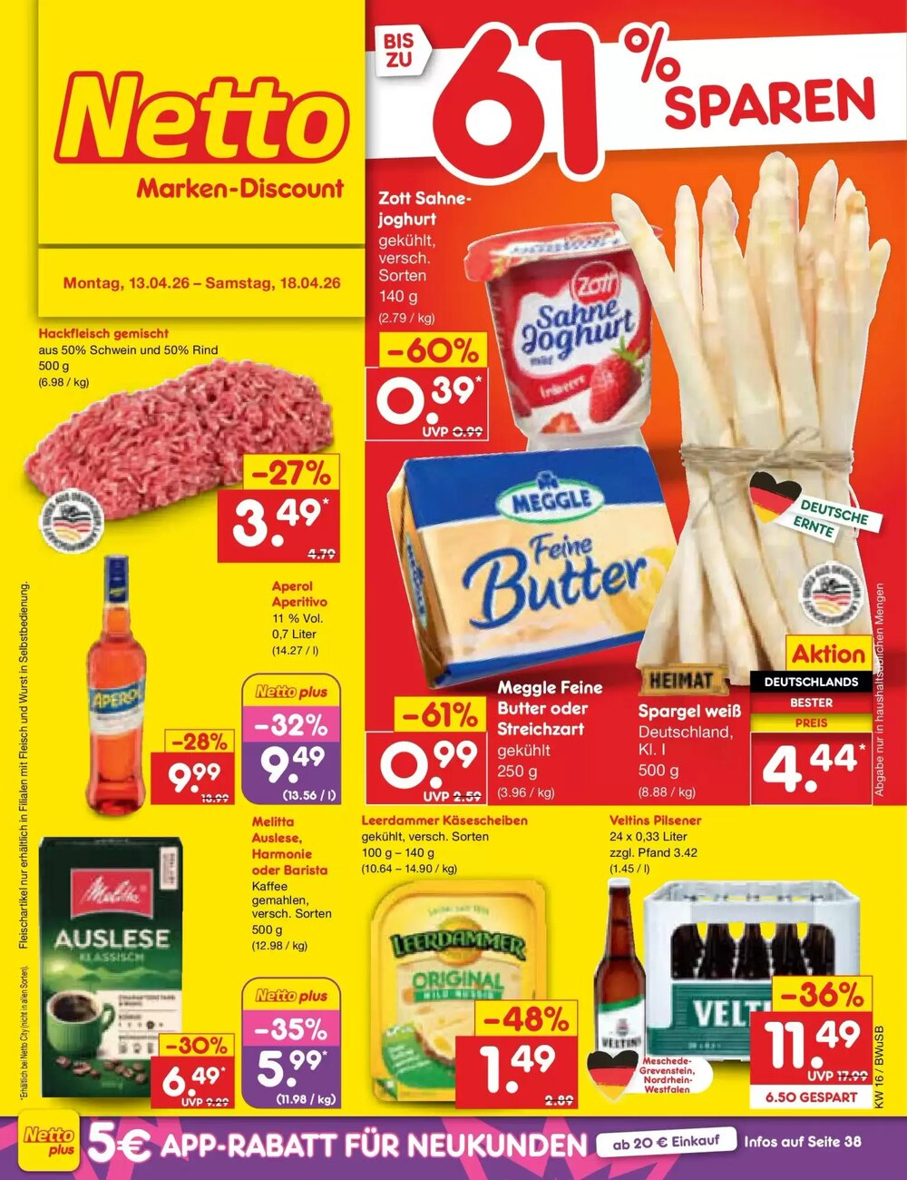 Netto Marken-Discount Prospekt (ab 12.04.2026) zum Blättern - Seite 1