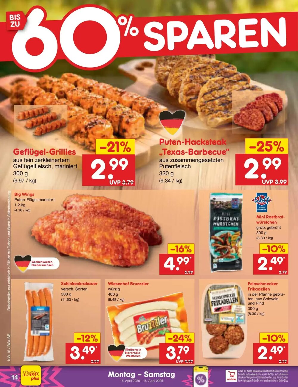 Netto Marken-Discount Prospekt (ab 12.04.2026) zum Blättern - Seite 16