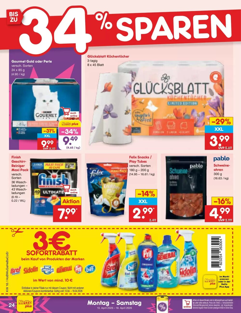 Netto Marken-Discount Prospekt (ab 12.04.2026) zum Blättern - Seite 36