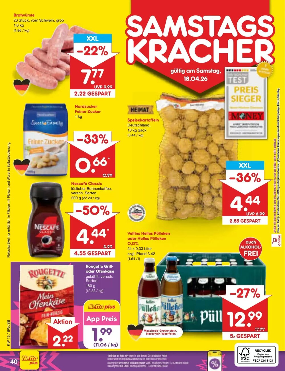 Netto Marken-Discount Prospekt (ab 12.04.2026) zum Blättern - Seite 58