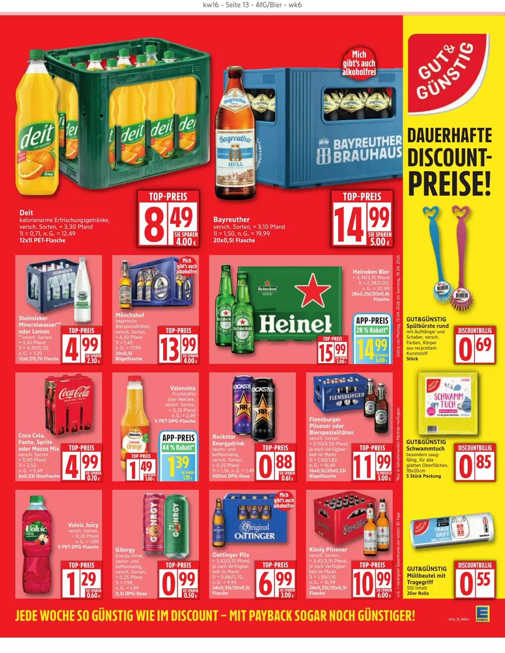 Edeka Prospekt (ab 12.04.2026) zum Blättern - Seite 13