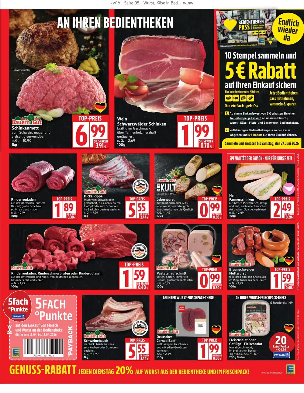 Edeka Prospekt (ab 12.04.2026) zum Blättern - Seite 5