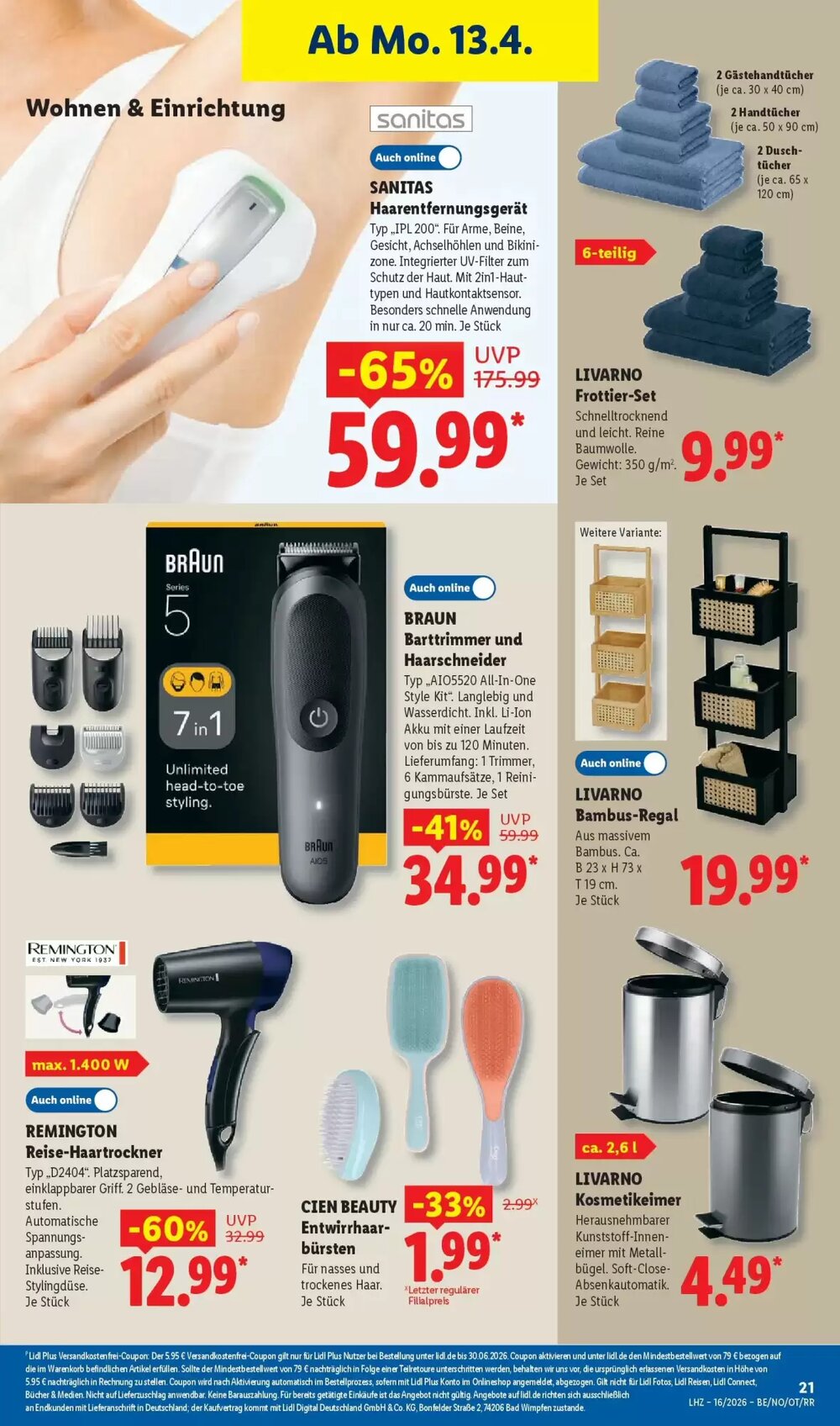 Lidl Prospekt (ab 12.04.2026) zum Blättern - Seite 35