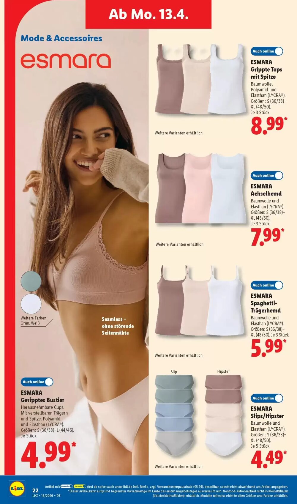 Lidl Prospekt (ab 12.04.2026) zum Blättern - Seite 36