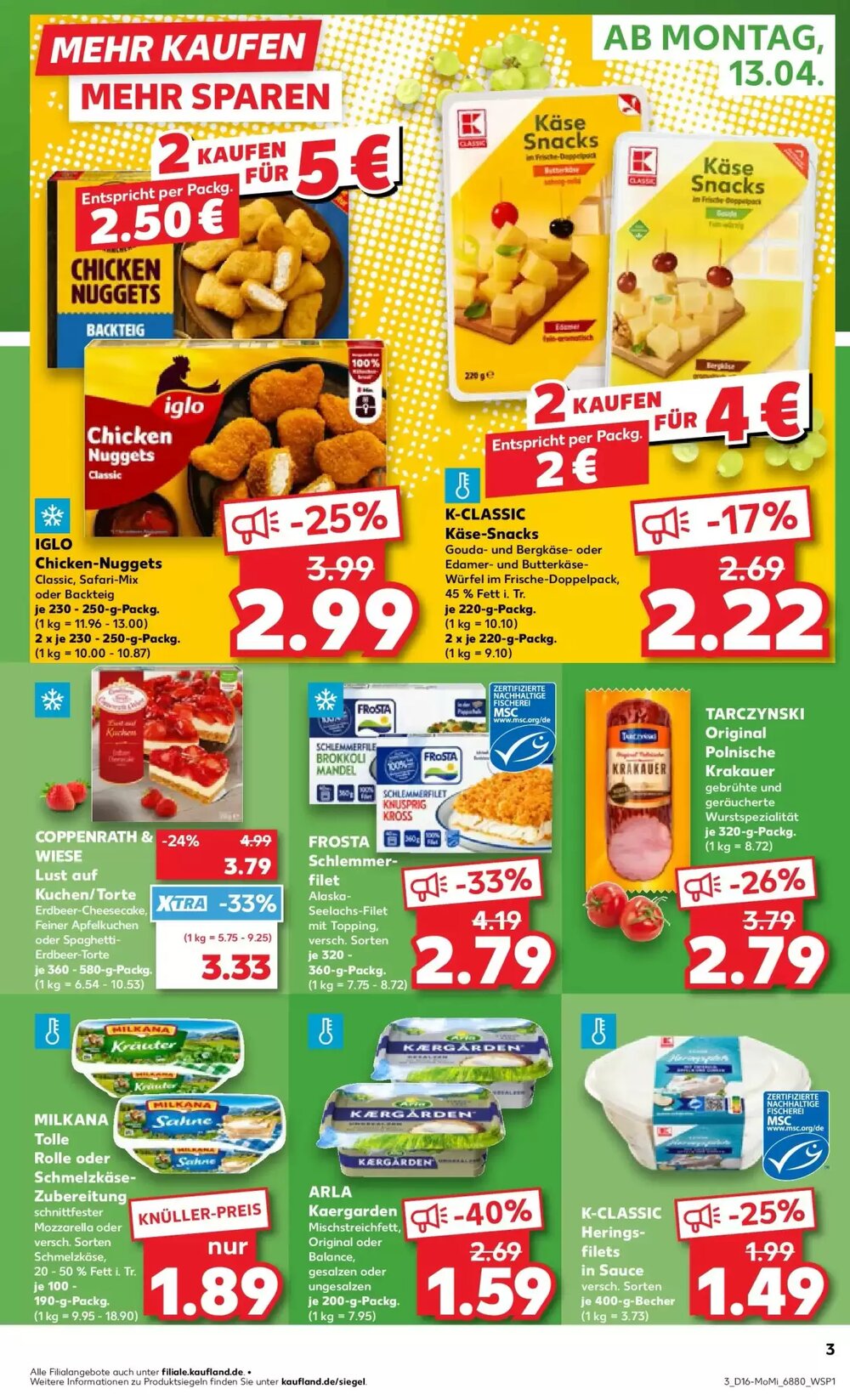 Kaufland Prospekt (ab 12.04.2026) zum Blättern - Seite 3