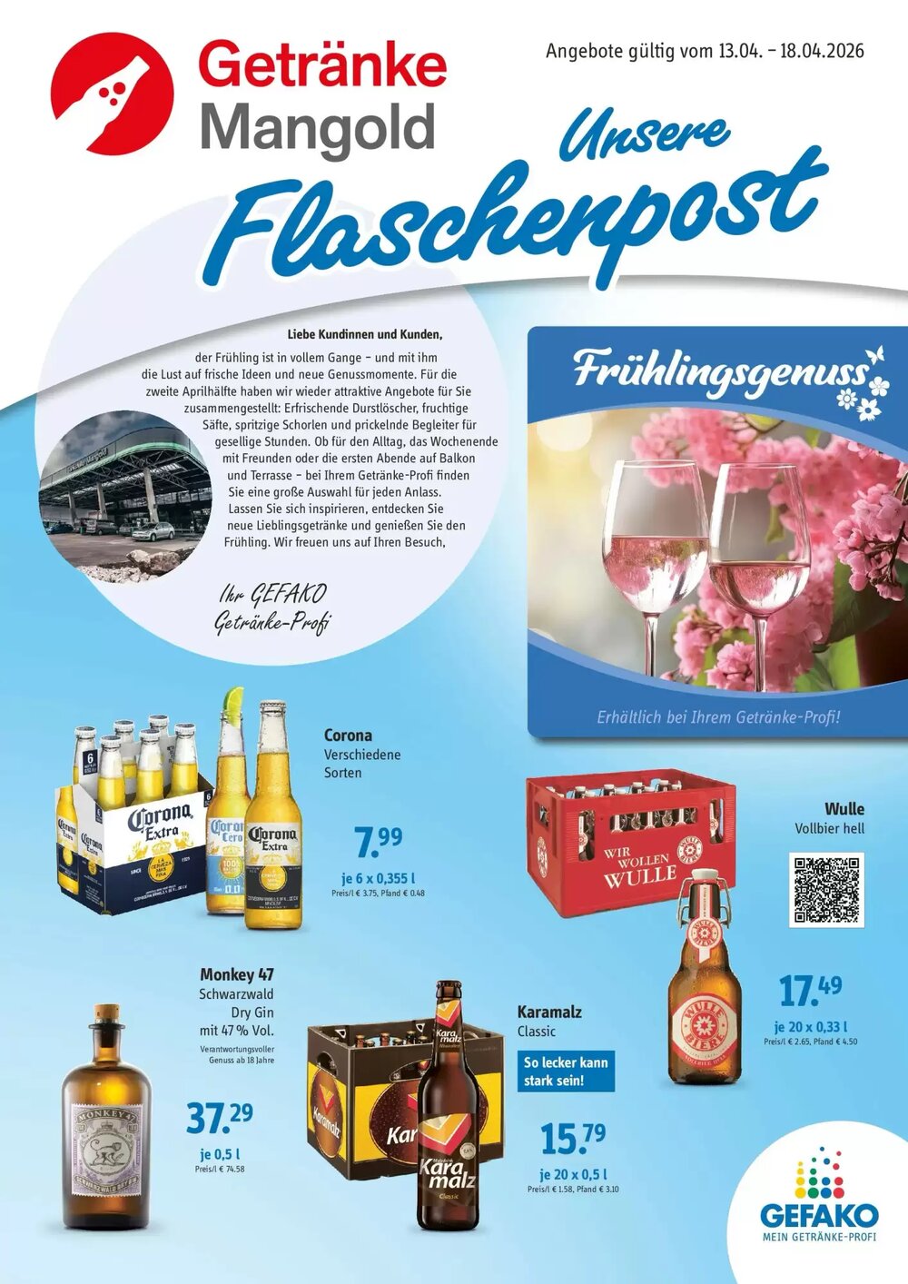 Gefako Prospekt (ab 12.04.2026) zum Blättern - Seite 1