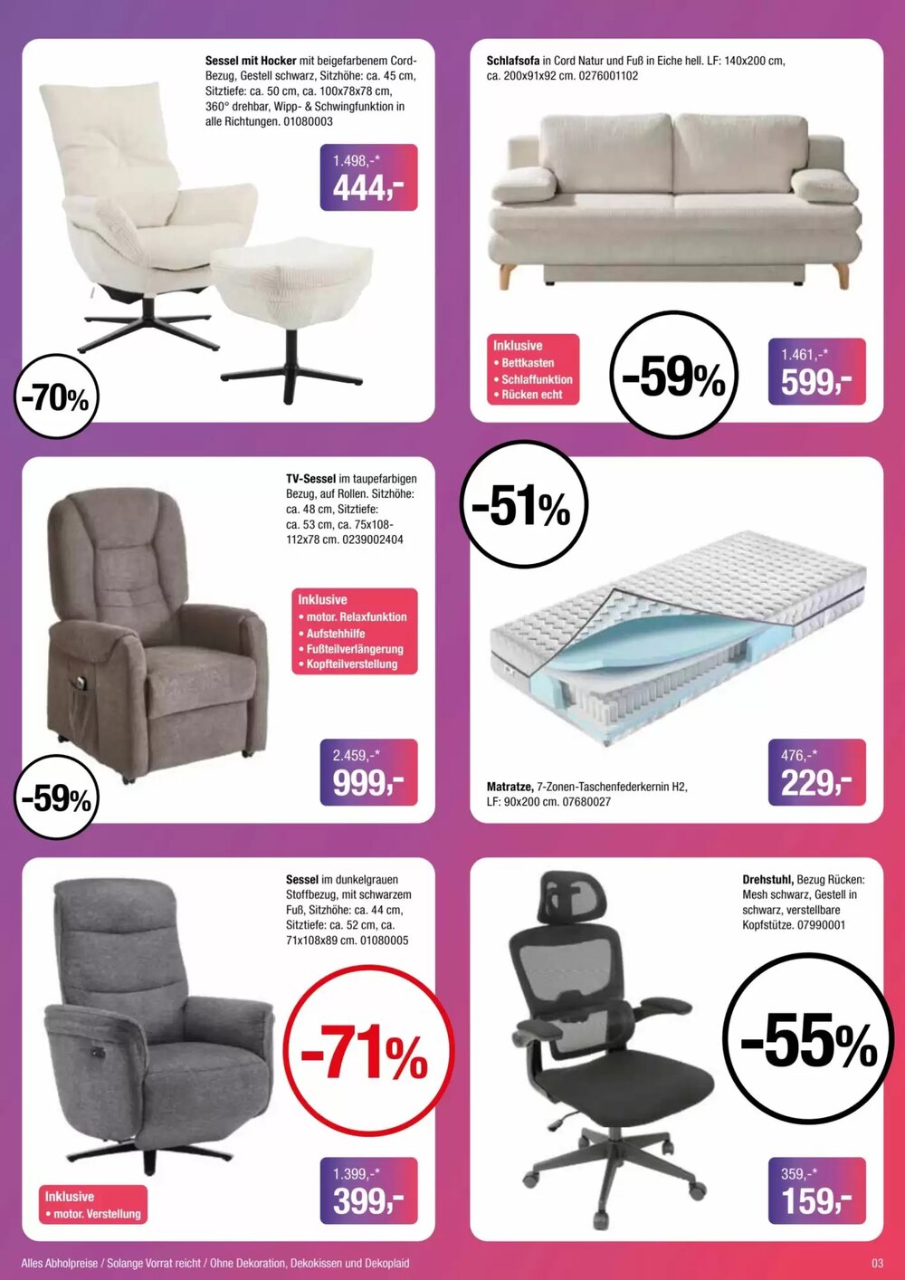 Opti Wohnwelt Prospekt (ab 12.04.2026) zum Blättern - Seite 3