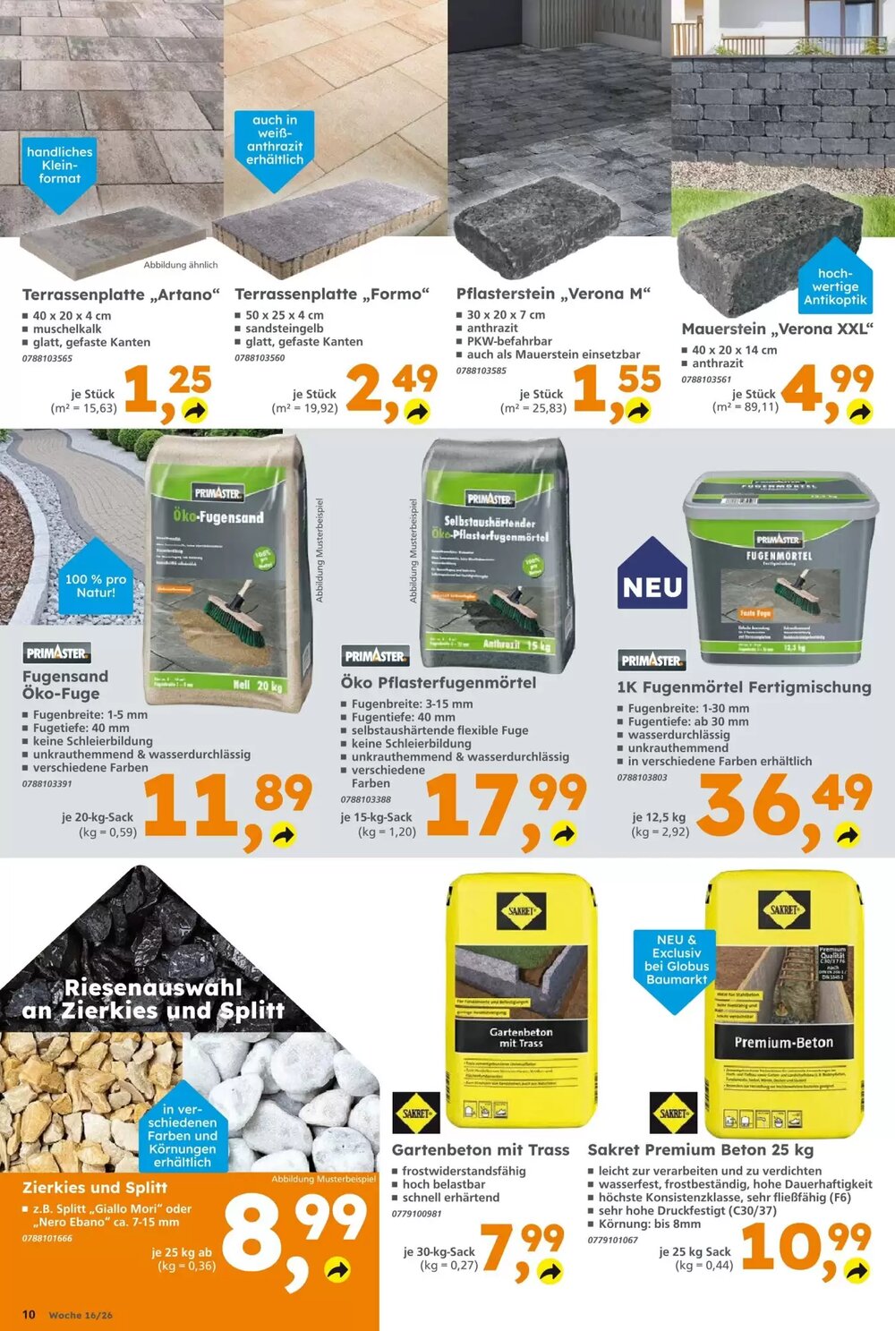 Globus Baumarkt Prospekt (ab 12.04.2026) zum Blättern - Seite 10