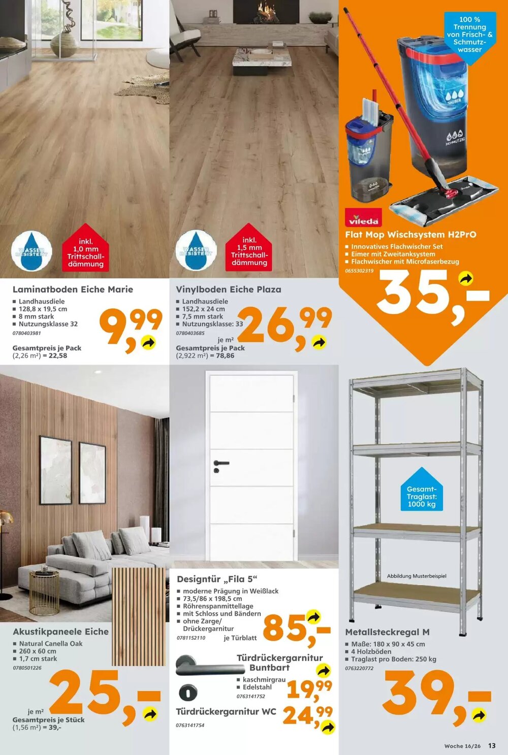 Globus Baumarkt Prospekt (ab 12.04.2026) zum Blättern - Seite 13