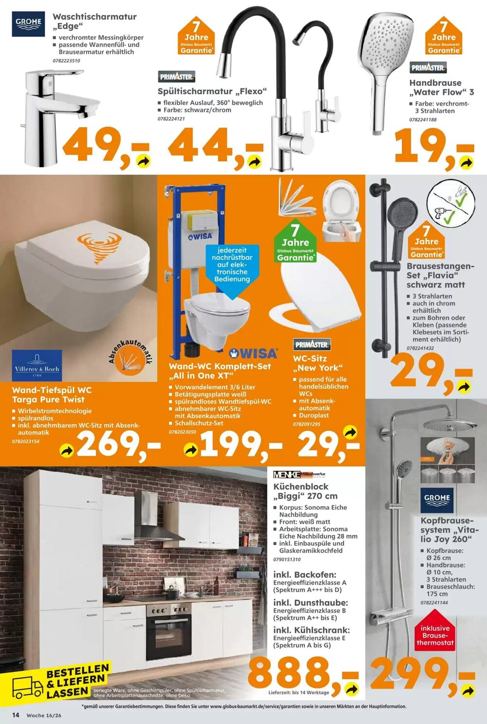 Globus Baumarkt Prospekt (ab 12.04.2026) zum Blättern - Seite 14